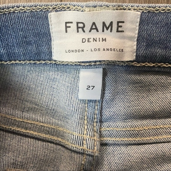 FRAME | Le High Skinny Front Chew Paltrow Jeans 27 - Picture 11 of 15
